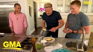 Gordon Ramsays perfect scrambled eggs tutorial  GMA Digital [upl. by Postman177]