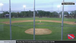 JV amp Varsity Baseball Estherville Lincoln Central at Central Lyon [upl. by Ainigriv]