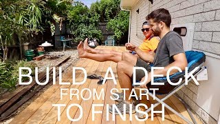 How to Build a Deck START TO FINISH [upl. by Katya836]