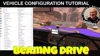 BEAMNG BEGINNERS Car Configurations  BeamNG Drive [upl. by Manno]