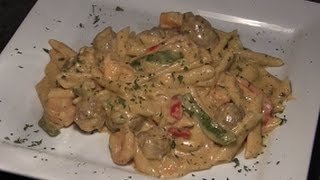 Cajun Shrimp Sausage Pasta Recipe How To Make OnePot Cajun Pasta [upl. by Riatsala]