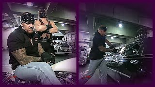 Undertaker Waits For amp Attacks Triple H amp Stephanie Backstage Undertaker Gets Arrested 31501 [upl. by Aruasi]