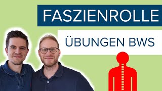 Faszienrolle Die besten Übungen für die BWS [upl. by Walling24]