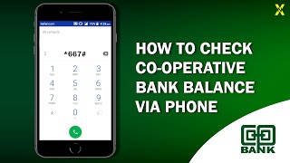 Check CoOperative Bank Balance Via Phone USSD Code [upl. by Dnomayd]