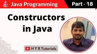 P18  Constructors in Java  Core Java [upl. by Marci]