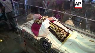 Exhibition of Pope John Paul IIs personal belongings in Guadalupe church [upl. by Rehpatsirhc931]