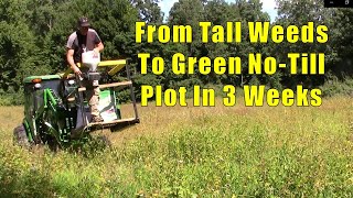 Planting NoTill Food Plots Step By Step [upl. by Peyton]