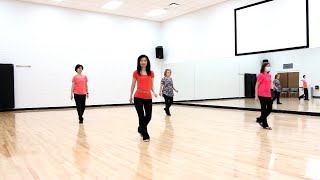 Whiskey and Rain  Line Dance Dance amp Teach in English amp 中文 [upl. by Legyn]