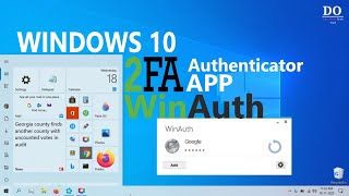 How to use Two Factor Authentication In Windows 10  WinAuth [upl. by Pardo]