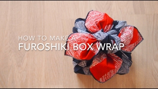 Instructions How To Make A Furoshiki Box Wrap [upl. by Frasch]