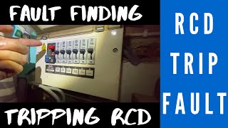 RCD Tripping  Fault Finding Exercise [upl. by Bellda549]