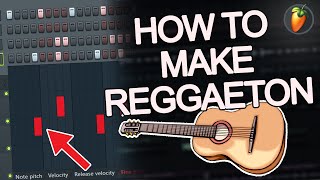 How To Make Reggaeton Beats In FL Studio Making A Beat From Scratch [upl. by Taran482]