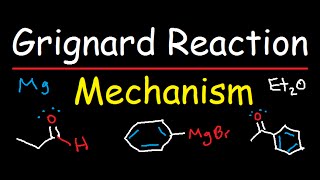 Grignard Reagent Synthesis Reaction Mechanism  Organic Chemistry [upl. by Adaiha735]