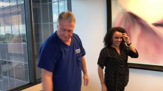 Brazilian Woman Gets First WOW Adjustment From Houston Chiropractor Dr Gregory Johnson [upl. by Ruder163]