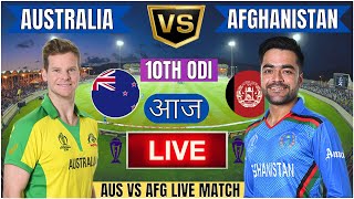 🔴 Australia vs Afghanistan ICC Champions Trophy  AUS vs AFG Live Match Today Commentary livescore [upl. by Ahsekahs]