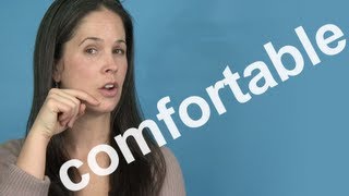 How to Pronounce COMFORTABLE  AMERICAN ENGLISH PRONUNCIATION [upl. by Edas434]