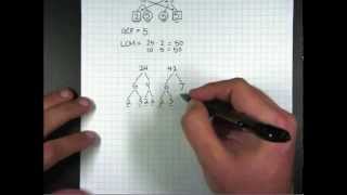 GCF and LCM using Factor Trees [upl. by Aiyt396]