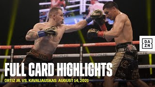 FULL CARD HIGHLIGHTS  Vergil Ortiz Jr vs Egid Kavaliauskas [upl. by Neiviv]