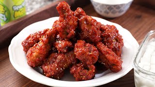 Korean Fried Chicken Yangnyeomtongdak 양념통닭 [upl. by Barram284]