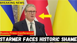 Starmer’s HISTORIC HUMILIATION at Russian Press Conference [upl. by Chlores]