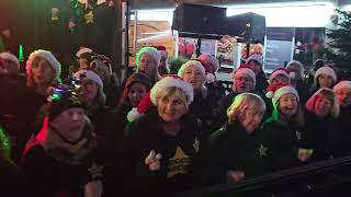 WHAT CHRISTMAS MEANS TO ME Rock Choir at Birkdale Lights Switch On 1st December 2024 [upl. by Aniras]