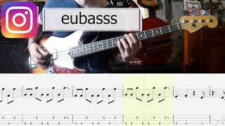 The Buggles  Video Killed The Radio Star BASS COVER  PLAY ALONG TAB  SCORE [upl. by Qerat]