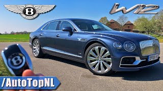 Bentley Flying Spur W12 REVIEW 330KMH on AUTOBAHN NO SPEED LIMIT by AutoTopNL [upl. by Halbeib591]