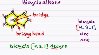 Naming Cycloalkanes and Bicyclo Alkanes [upl. by Aranaj]