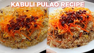 How To Make Kabuli Pulao Recipe [upl. by Idonna]