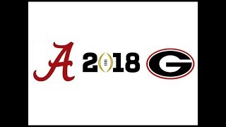 2018 CFP National Championship 4 Alabama vs 3 Georgia Highlights [upl. by Trevor734]