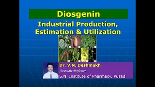 Diosgenin Industrial Production Estimation and Utilization [upl. by Yssep]