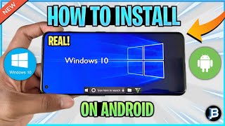 HOW TO INSTALL WINDOWS 10 ON ANDROID 2024 [upl. by Lynea]