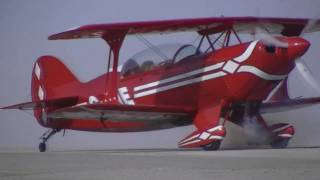 Pitts S2b Special  Wingover Crosswind Landing and Ground Loop [upl. by Anjela]