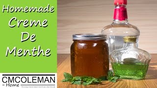 Homemade Creme De Menthe [upl. by Esetal]