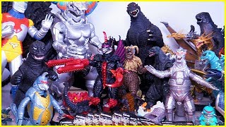 My HUGE GODZILLA COLLECTION Figures Toys Monsters from Godzilla Movies  Bonus [upl. by Dewar]