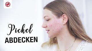 Pickel abdecken  Makeup Tutorial  mit Hanna Bohnekamp [upl. by Neelia194]