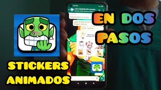 Como convertir videos y Gif en STICKERS ANIMADOS para Whatsapp ✅✅ [upl. by Meara]