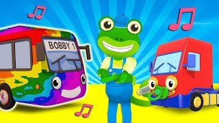 The Best of Geckos Garage Songs  Nursery Rhymes amp Kids Songs  Trucks For Children [upl. by Eckel]