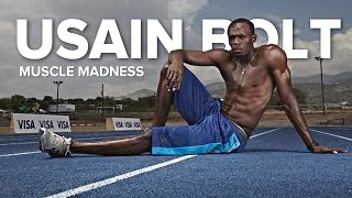 Usain Bolt Strength and Conditioning Training  Muscle Madness [upl. by Attenohs]