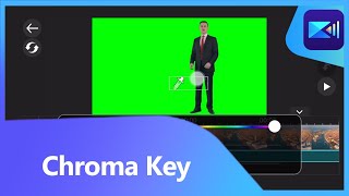 How to Use Chroma Key for GREEN SCREEN  PowerDirector Tutorial iOS amp Android [upl. by Lebatsirc755]