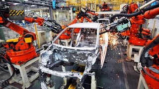 How Cars Are Made In Factories Mega Factories Video [upl. by Llewoh]