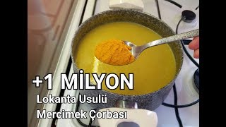 Lokanta Usulü Mercimek Çorbasıİşin Sırrı Küçük Bir AyrıntıdaAltın Sarısı Renginde Mercimek Çorbası [upl. by Anima877]