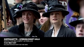 Suffragette Live from the BFI London Film Festival  BFI [upl. by Rudiger]