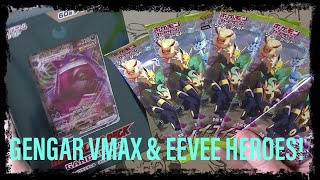 Pokemon TCG Gengar VMAX High Class Deck Opening  Eevee Heroes [upl. by Rockwell548]