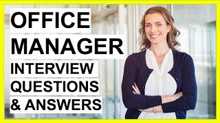 OFFICE MANAGER Interview Questions And Answers 5 Tough Interview Questions [upl. by Ennaeiluj]