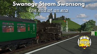 Swanage Steam Swansong  1966 [upl. by Euqinu]