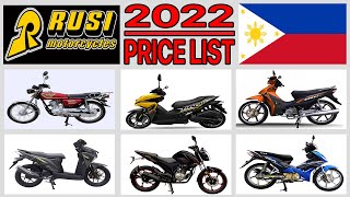 Rusi Motorcycle Price List In Philippines 2022 [upl. by Dani]