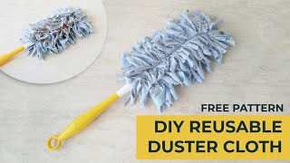 DIY Swiffer Duster Cloths Tutorial  FREE pattern Washable and Reusable [upl. by Aicargatla]