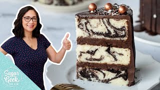 How To Make A Marble Cake Using ONE Recipe [upl. by Lithea282]