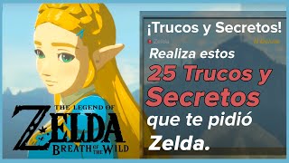 25 TRUCOS y SECRETOS de Zelda Breath of the Wild  N Deluxe [upl. by Aikemehs747]